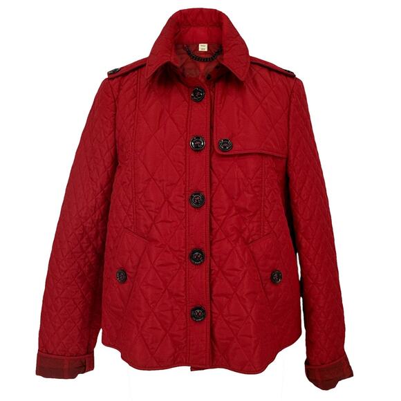 BURBERRY スタジャン 赤 レア 革ジャン スタジャン メンズ 赤 レザー 野球服 大きいサイズ